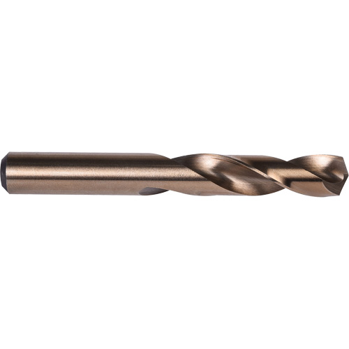 Foret extra-court, H, Acier rapide au cobalt, Cannelure 1-1/2", Pointe de 135° Superchem Industries