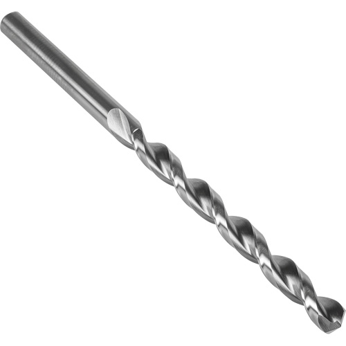 Parabolic Flute Taper Length Drill Bit, 9.50 mm, High Speed Steel, 115 mm Flute, 135° Point Superchem Industries