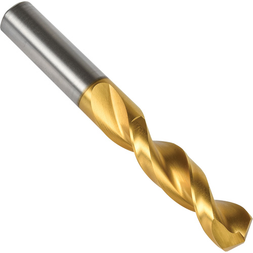 Stub Drill Bit with Parabolic Flutes, #26, High Speed Steel, 1" Flute, 135° Point Superchem Industries