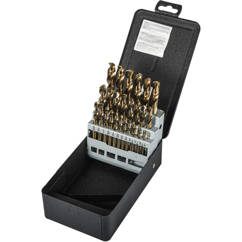 Heavy-duty Screw Machine Drill Bit Set, 29 Pieces, High Speed Cobalt Superchem Industries