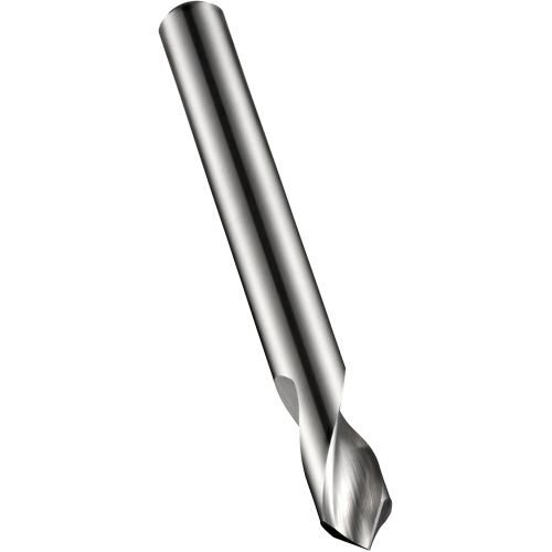 Spotting Drill, 5 mm, Carbide, 16 mm Flute, 90° Point Superchem Industries