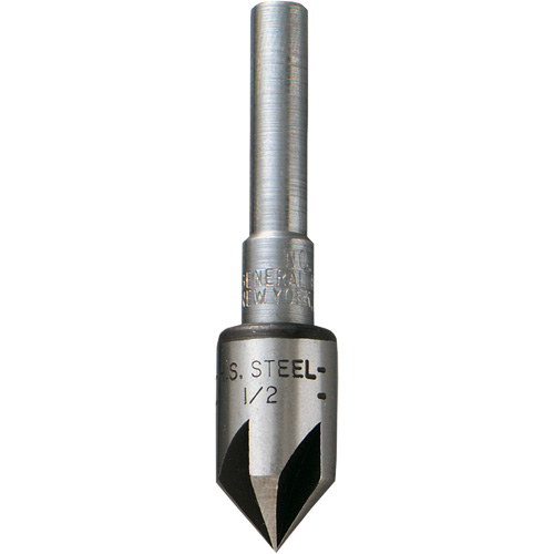 Countersink Bit, 1/2", High Speed Steel, 82° Angle, 5 Flutes Superchem Industries