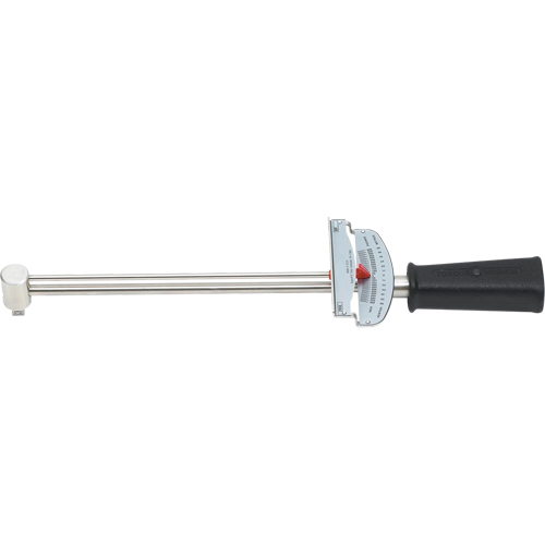 Cl&eacute; dynamom&eacute;trique &agrave; lecture directe, &agrave; cliquer, Entraînement 1/4" carr&eacute;, 0 - 80 lb-po Superchem Industries