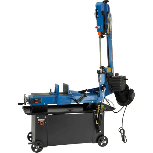 JHVG-712 Metal Bandsaw, Horizontal, 7" Round and 7" x 12" Rectangular Cutting Capacity Superchem Industries
