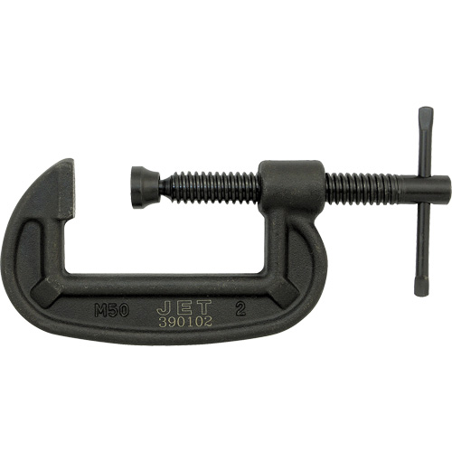 Heavy-Duty C-Clamp, 2" (50.8 mm) Capacity, 1" (25.4 mm) Throat Depth Superchem Industries