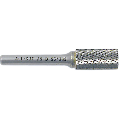 Fraise cylindrique, 5/8" Dia., 1/4" Tige, 1" Prof. de la coupe Superchem Industries