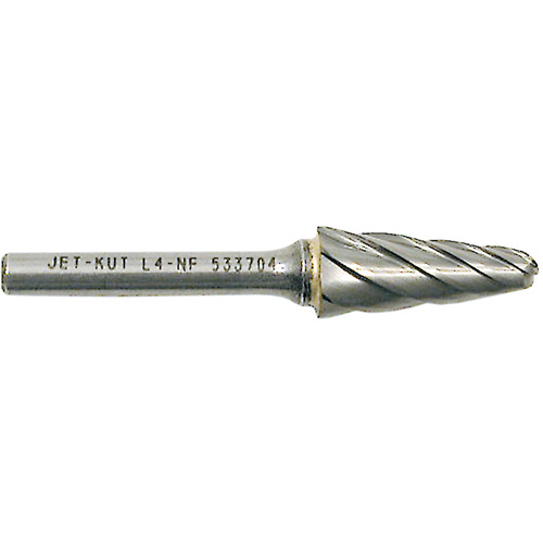 Fraise &agrave; bout conique L4-NF 1/4" pour aluminium/mat&eacute;riaux non ferreux, 1/2" dia. Superchem Industries
