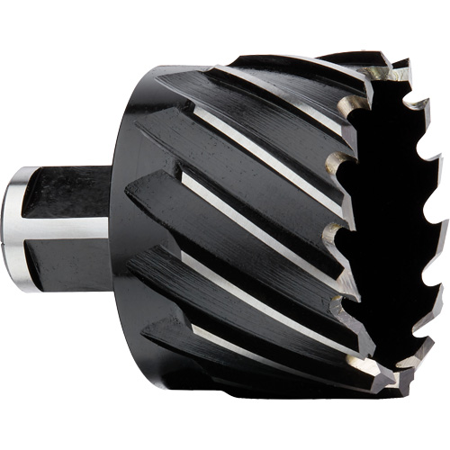 Couteau annulaire, Diam&egrave;tre de 2", Acier rapide, Profondeur de la coupe de 1", Tige 3/4" Superchem Industries
