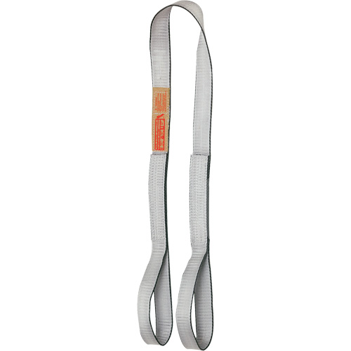 Nylon Web Sling, Double Eye, 2" W x 10' L Superchem Industries