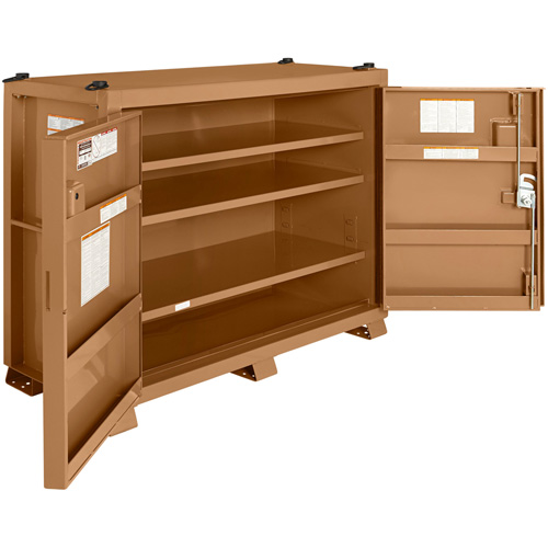 Monster Box Cabinet, Steel, 52 Cubic Feet, Beige Superchem Industries