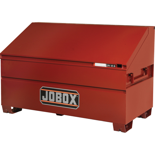 Slope Lid Chest, 60" x 30" x 39-1/2", Steel, Red Superchem Industries