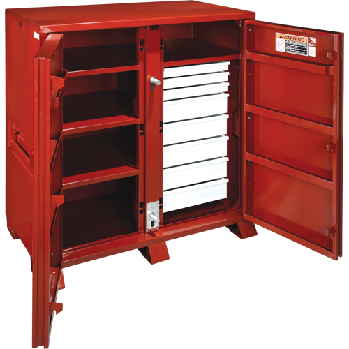 Drawer Cabinet, 60-1/8" W x 53-1/4" H x 30-1/4" D, 58.7 Cubic Feet Capacity Superchem Industries