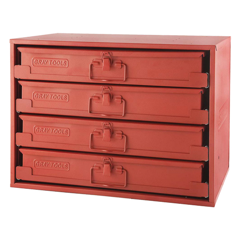 Compartment Rack With 4 Compartment Boxes, 4 Slots, 20-1/2" W x 12-1/2" D x 14-5/8" H, Red Superchem Industries