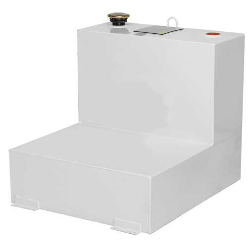 Steel Fuel Transfer Tank, Steel, 48 gal. Capacity, White Superchem Industries