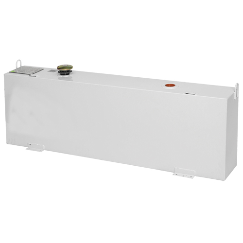 R&eacute;servoir de transfert pour carburant en acier, Acier, Capacit&eacute; 36 gal., Blanc Superchem Industries