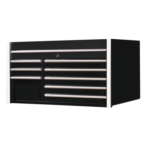 RX Series Tool Chest, 41" W, 8 Drawers, Black Superchem Industries