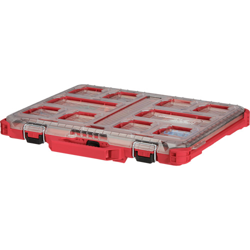 Organisateur profil&eacute; Packout, 19-3/4" x 16-2/5" x 2-1/2", Noir/Rouge Superchem Industries