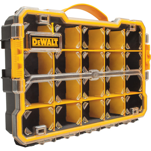 Organisateur avec compartiments PRO, 11" la x 17-5/8" p x 2-7/8" h, Noir/Jaune Superchem Industries