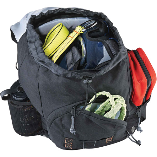 Arsenal&reg; 5143 Tool Backpack, 15" L x 8" W, Black, Polyester Superchem Industries