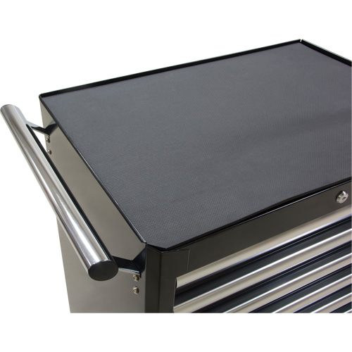 Chariot &agrave; outils industriel, 7 tiroirs, 27" la x 18-3/4" p x 39" h, Noir Superchem Industries