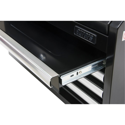 Coffre &agrave; outils industriel, 26" la, 4 tiroirs, Noir Superchem Industries