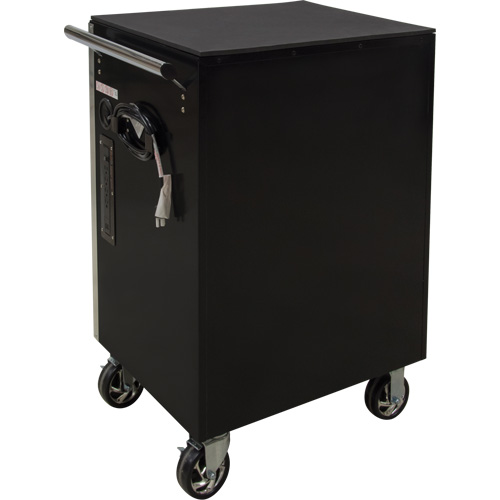 Chariot &agrave; outils &agrave; usage intensif, 7 tiroirs, 28" la x 22" p x 42-3/8" h, Noir Superchem Industries