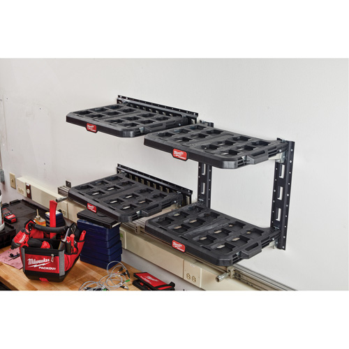 Vertical E-Track for Packout Racking Shelves Superchem Industries