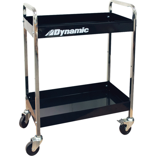 Utility Cart, 2 Tiers, 30" x 36" x 16" Superchem Industries