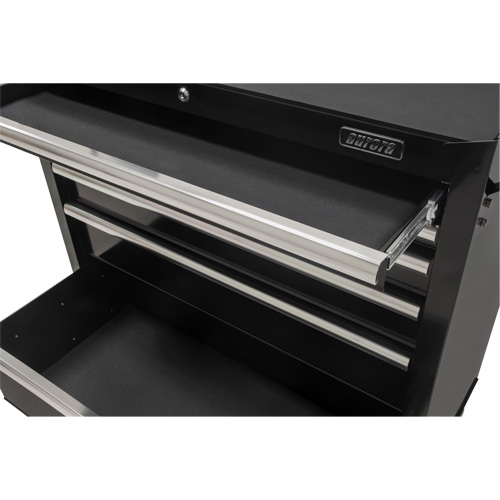 Industrial Tool Cart, 6 Drawers, 39" W x 20-4/5" D x 38-1/2" H, Black Superchem Industries