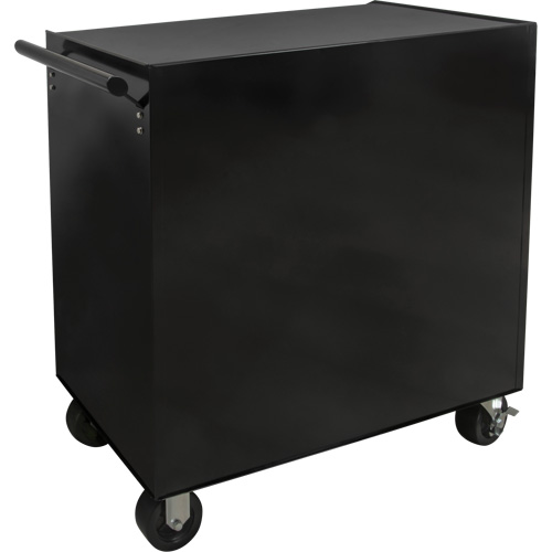 Industrial Tool Cart, 6 Drawers, 39" W x 20-4/5" D x 38-1/2" H, Black Superchem Industries