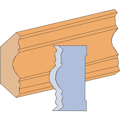 Fancy Cove Moulding Cutter Set Superchem Industries