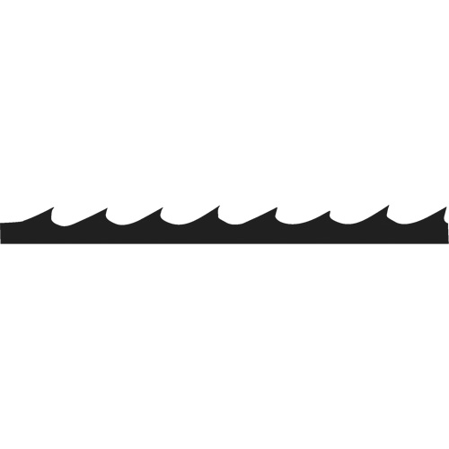 12-Piece Skip Tooth Scroll Saw Blades, Scroll cutting, 0.063" W x 5" L, 9-1/2 TPI Superchem Industries