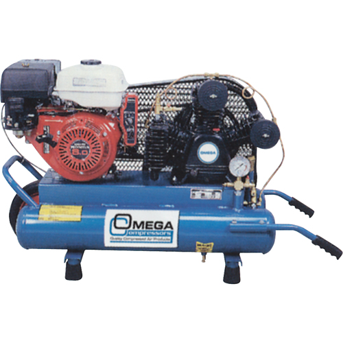 Contractor Series Air Compressors, Gas, 6.6 Gal. (8 US Gal), 175 PSI Superchem Industries