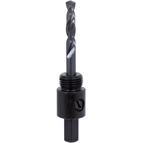 Hex Holesaw Arbor, 1-1/4" - 2-3/8", 3/8" Shank Superchem Industries