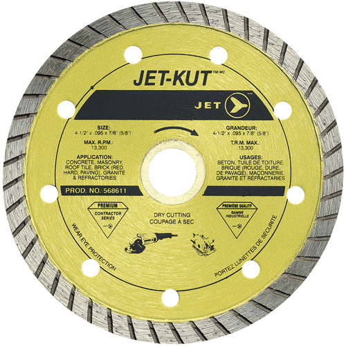 Lame diamant Turbo de premi&egrave;re qualit&eacute; JET-KUT Superchem Industries