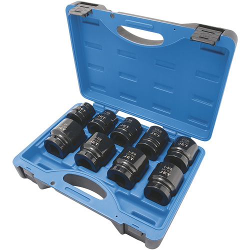 PS901 6-Point SAE Impact Socket Set, 9 Pcs, Impact, 1" Drive Size Superchem Industries