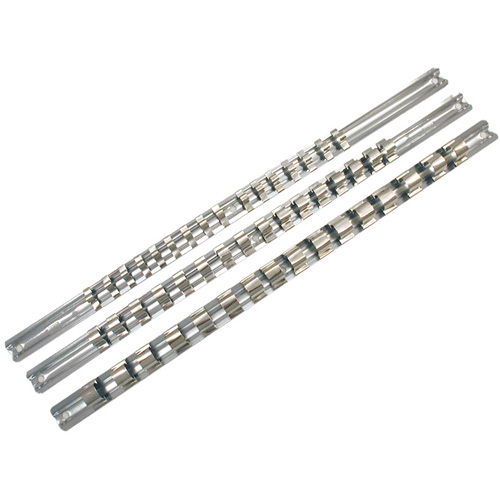 Rail porte-douilles &agrave; entraînement 1/4" SCH-14 avec 16 attaches de retenue Superchem Industries