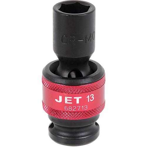 Universal Socket, Impact, 13 mm, 1/2" Drive, 6 Points Superchem Industries