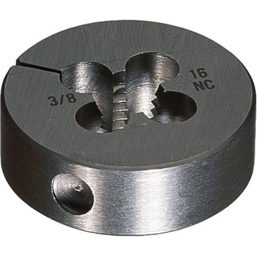 Round Adjustable Die, Bright Finish, 7/8"-14 Thread, High Speed Steel Superchem Industries