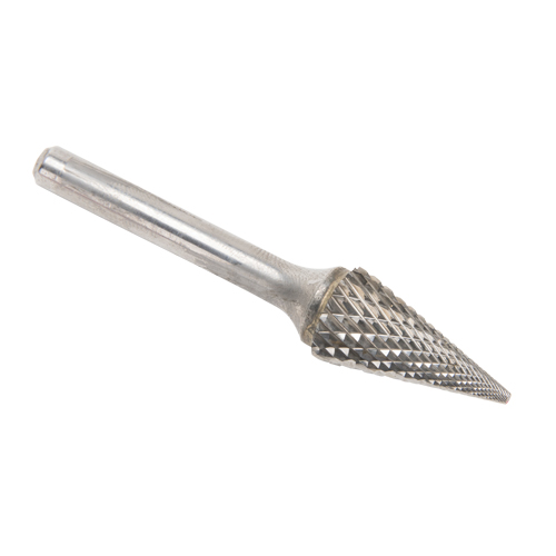Fraises au carbure solide - Forme conique pointue, SM-5, 1/2" dia., 1/4" Tige, 22,2 mm Prof. de la coupe Superchem Industries