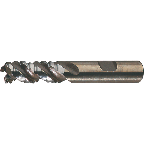 PM Plus Single End Roughers, Powder Metal, 3-Flute, Centre Cutting, Square End, 1" Dia. Superchem Industries