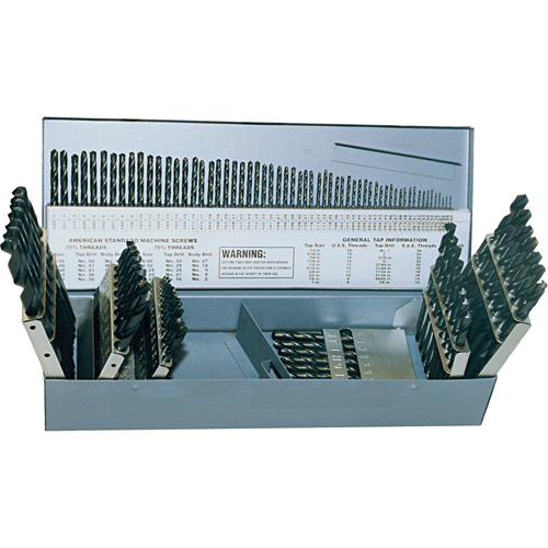 Drill Sets, 115 Pieces, High Speed Steel Superchem Industries