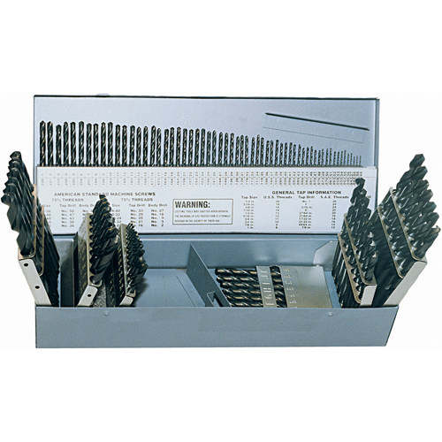 Drill Sets, 115 Pieces, High Speed Steel Superchem Industries