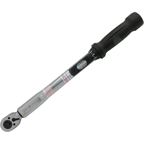 Cl&eacute; dynamom&eacute;trique &agrave; t&ecirc;te fine pour usage intensif, &agrave; cliquer, Entraînement 3/8" carr&eacute;, 10 - 80 lb-pi Superchem Industries