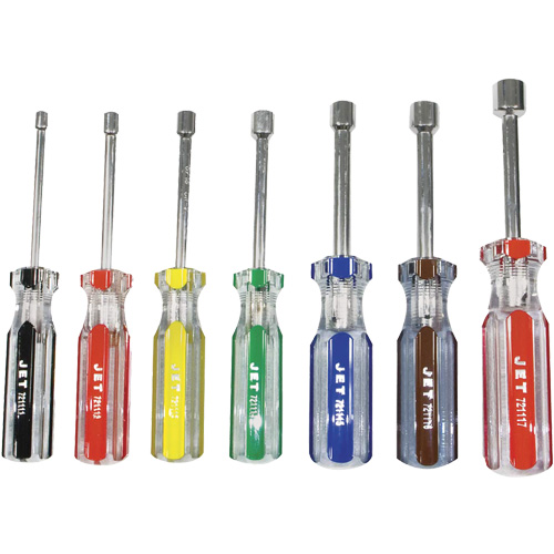 NDS-07 Jumbo Handle Nut Driver Set, 7 Pcs., Magnetic, Imperial Superchem Industries