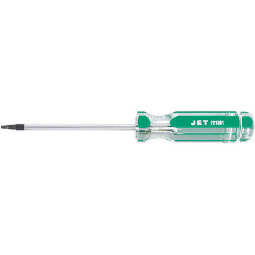 Square Jumbo Handle Screwdriver, #1 Tip, Round, 4" L, Plastic Handle Superchem Industries