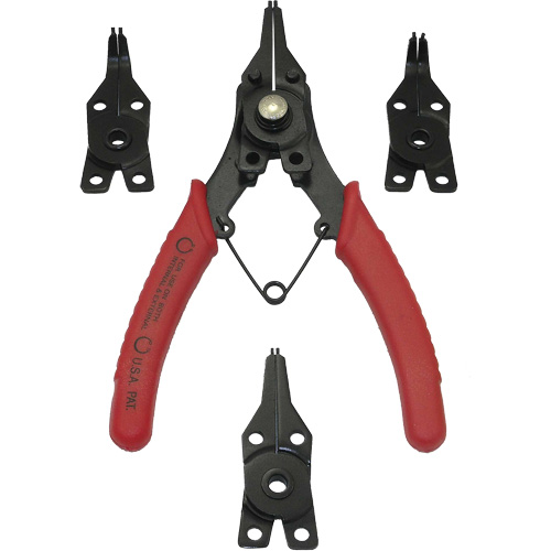 SRP-1S Convertible Snap Ring Plier Set, 5 Pieces Superchem Industries