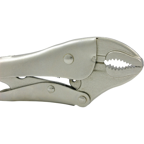 J10WR Super Heavy-Duty  Locking Pliers with Cutter, 10" Length, Curved Jaw Superchem Industries