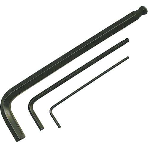 Cl&eacute; hexagonale &agrave; bras long, embout Sph&eacute;rique, 3/16" x Forme en L Superchem Industries