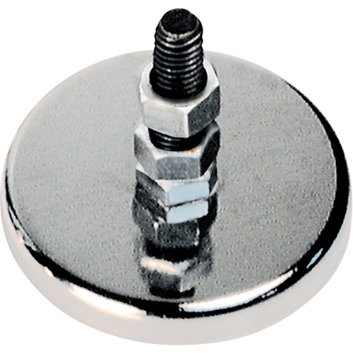 Aimants ronds &agrave; profil bas, dia. 2-1/32", Force de 13 lb Superchem Industries